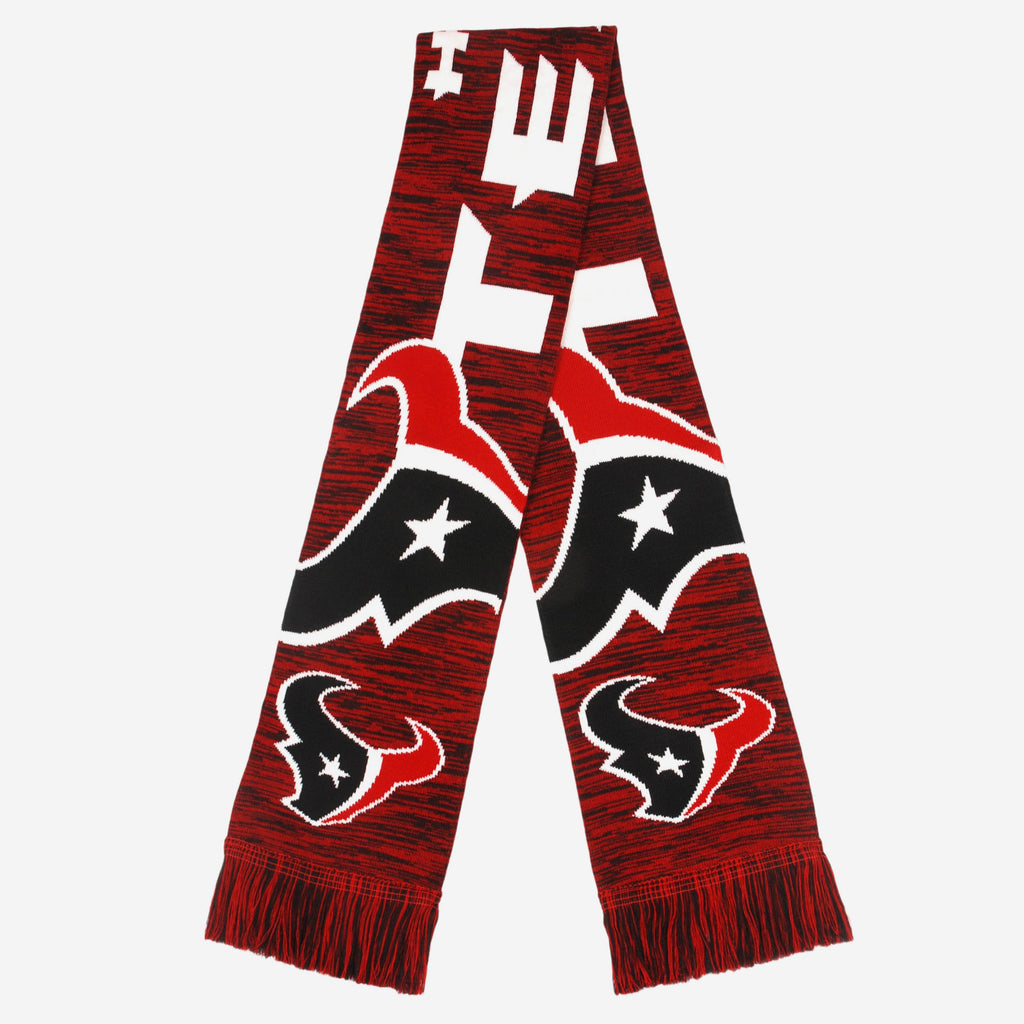 Houston Texans Wordmark Colorblend Scarf FOCO - FOCO.com