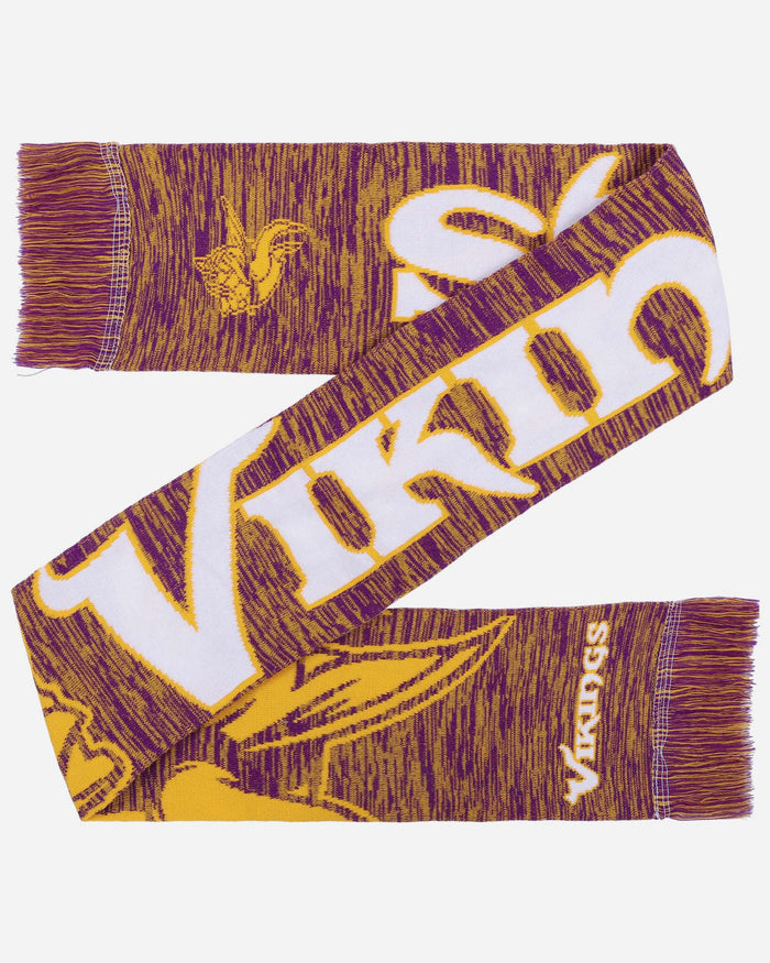 Minnesota Vikings Wordmark Colorblend Scarf FOCO - FOCO.com