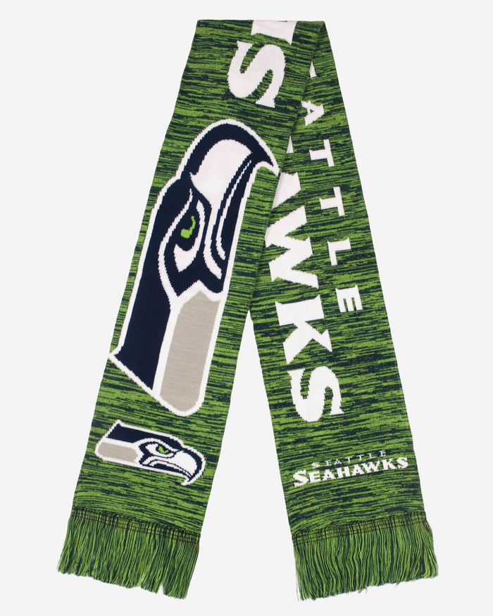 Seattle Seahawks Wordmark Colorblend Scarf FOCO - FOCO.com