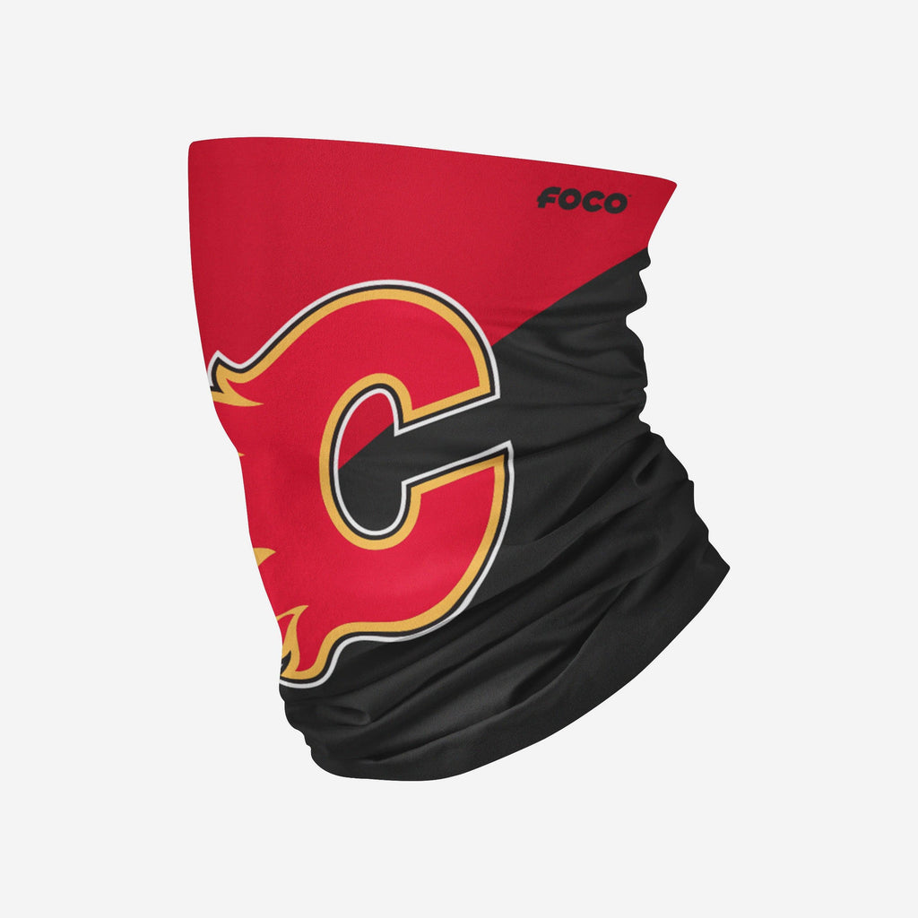 Calgary Flames Big Logo Gaiter Scarf FOCO Adult - FOCO.com