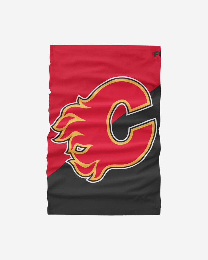 Calgary Flames Big Logo Gaiter Scarf FOCO - FOCO.com