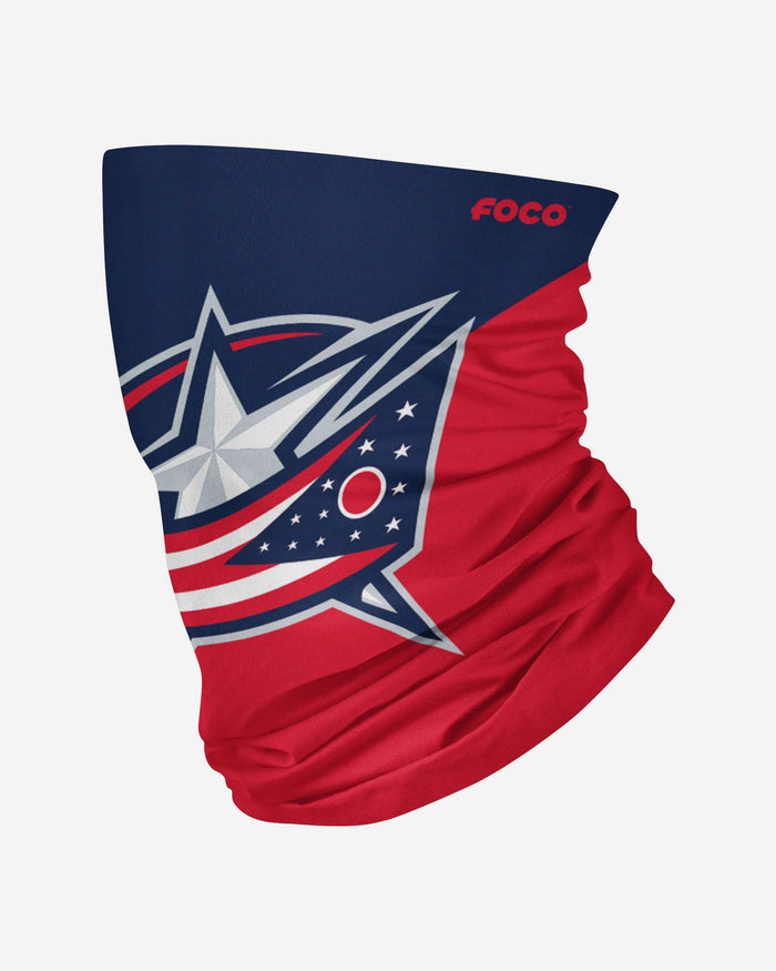 Columbus Blue Jackets Big Logo Gaiter Scarf FOCO Adult - FOCO.com