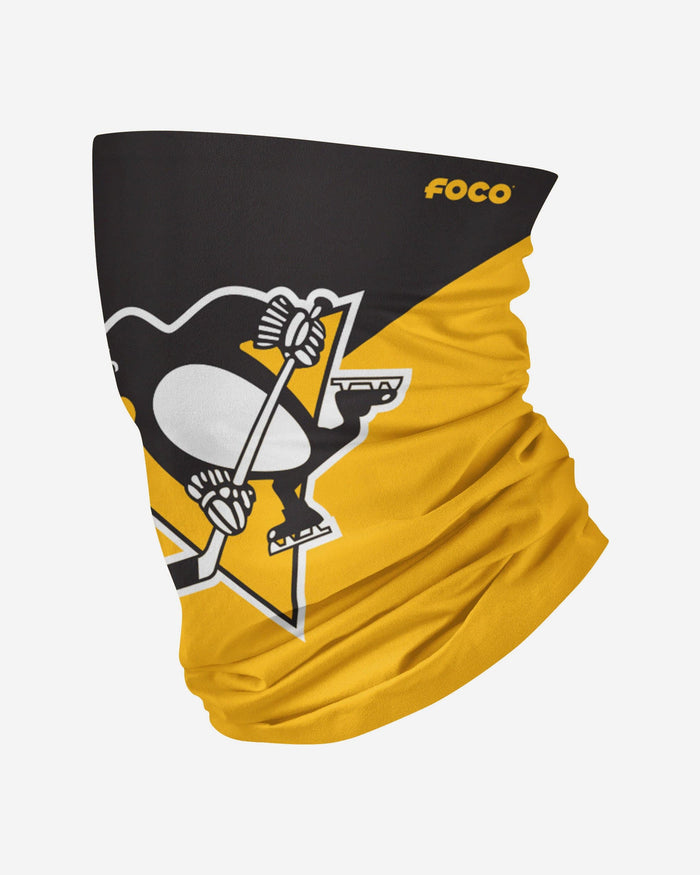 Pittsburgh Penguins Big Logo Gaiter Scarf FOCO Adult - FOCO.com