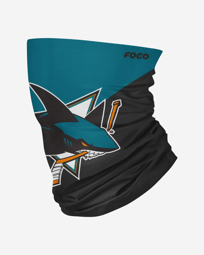 San Jose Sharks Big Logo Gaiter Scarf FOCO Adult - FOCO.com