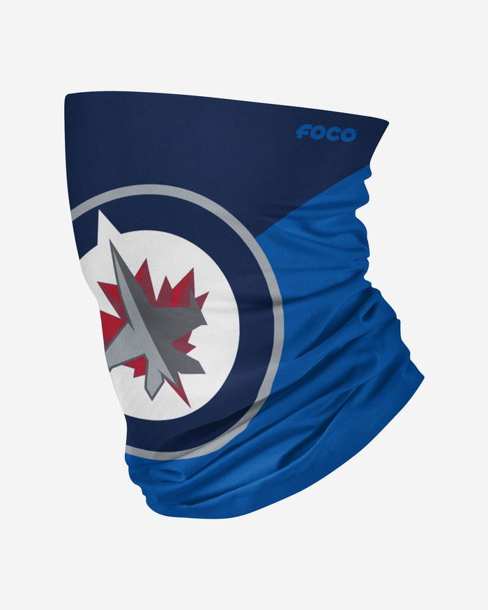 Winnipeg Jets Big Logo Gaiter Scarf FOCO Adult - FOCO.com