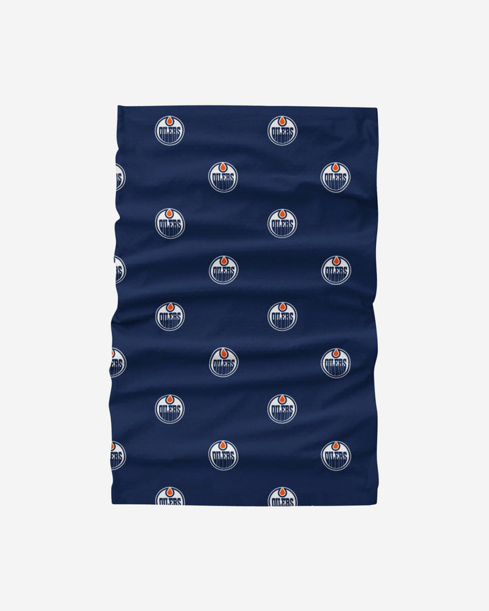 Edmonton Oilers Mini Print Logo Gaiter Scarf FOCO - FOCO.com