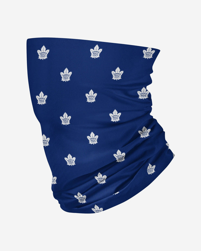 Toronto Maple Leafs Mini Print Logo Gaiter Scarf FOCO - FOCO.com