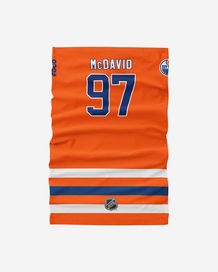 Connor McDavid Edmonton Oilers Gaiter Scarf FOCO - FOCO.com