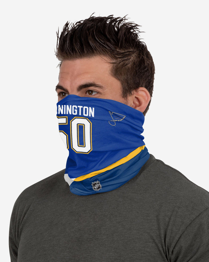 Jordan Binnington St Louis Blues Gaiter Scarf FOCO - FOCO.com