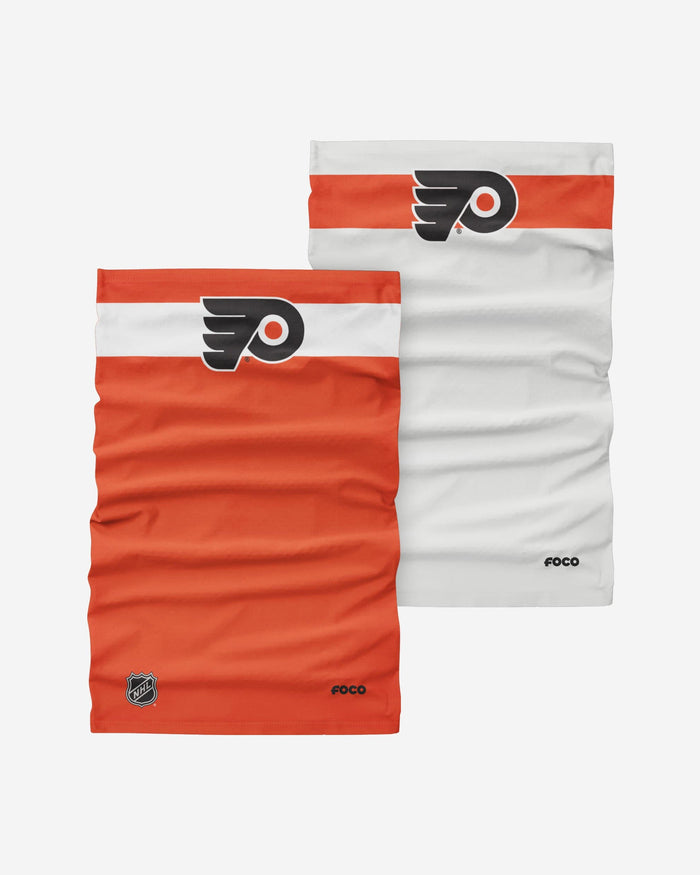 Philadelphia Flyers Stitched 2 Pack Gaiter Scarf FOCO - FOCO.com
