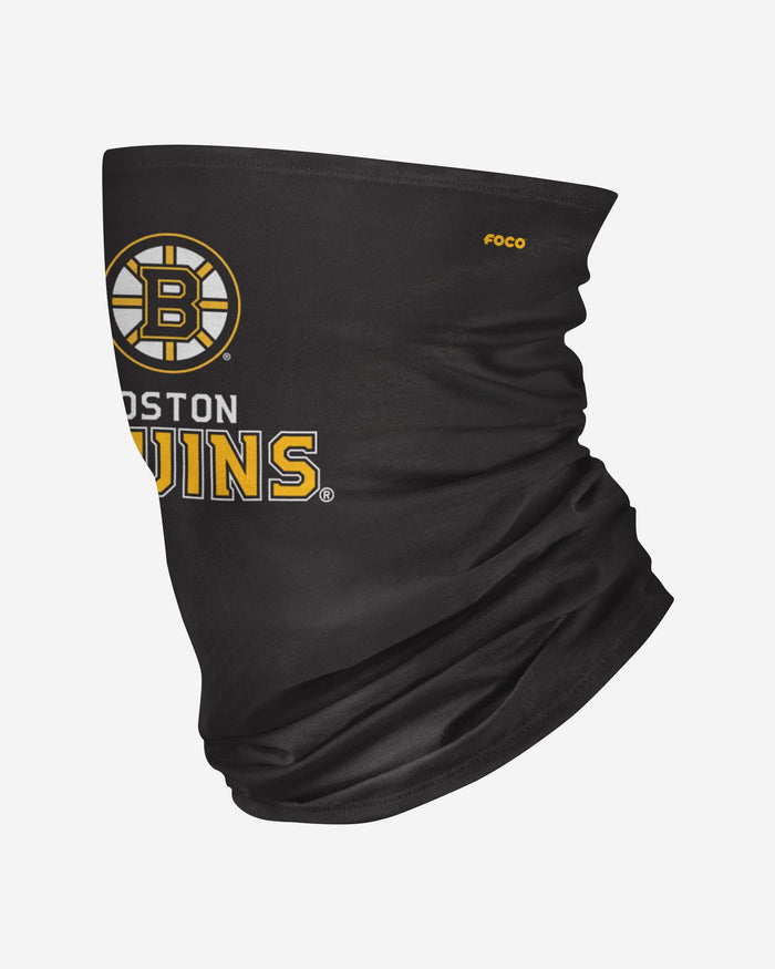 Boston Bruins Team Logo Stitched Gaiter Scarf FOCO - FOCO.com