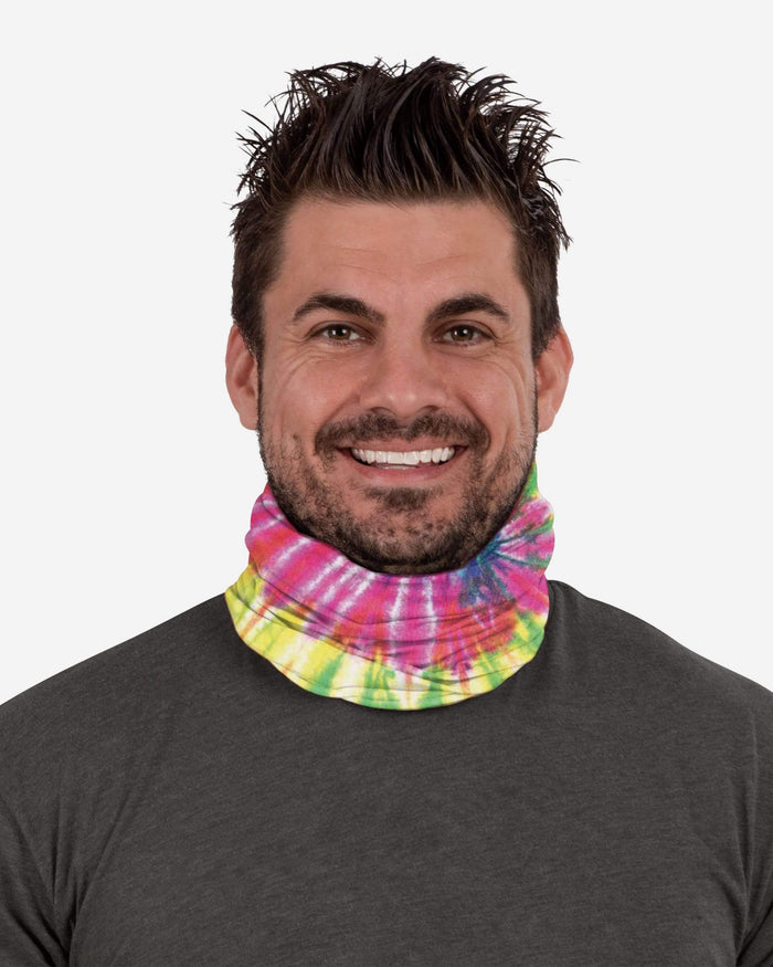 New York Mets Pastel Tie-Dye Gaiter Scarf FOCO - FOCO.com