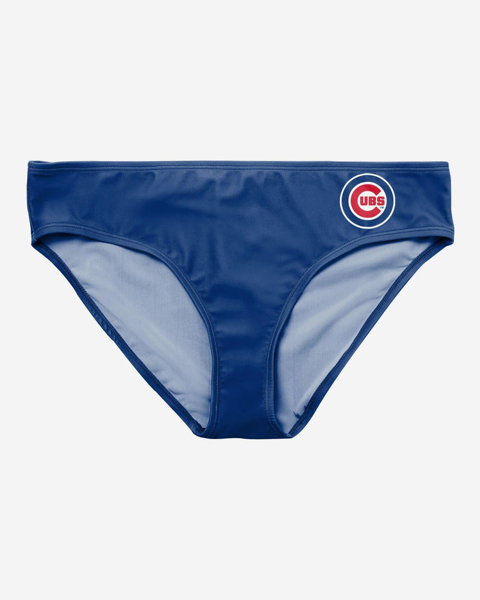 Chicago Cubs Womens Mini Logo Bikini Bottom FOCO - FOCO.com