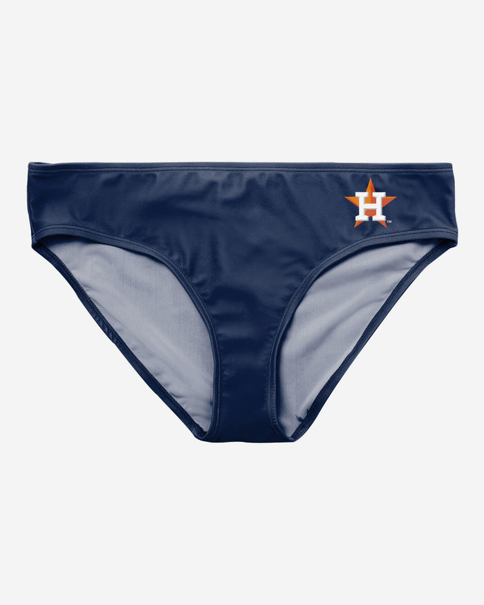 Houston Astros Womens Mini Logo Bikini Bottom FOCO - FOCO.com