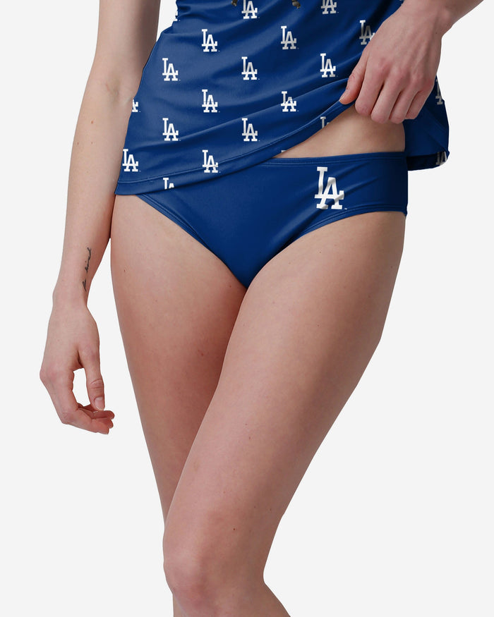Los Angeles Dodgers Womens Mini Logo Bikini Bottom FOCO S - FOCO.com