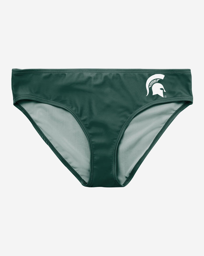 Michigan State Spartans Womens Mini Logo Bikini Bottom FOCO - FOCO.com