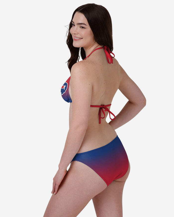 Buffalo Bills Womens Gradient Big Logo Bikini Bottom FOCO - FOCO.com