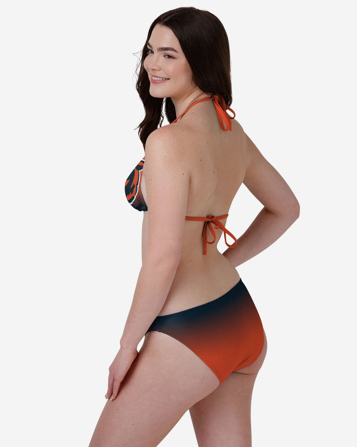 Chicago Bears Womens Gradient Big Logo Bikini Bottom FOCO - FOCO.com