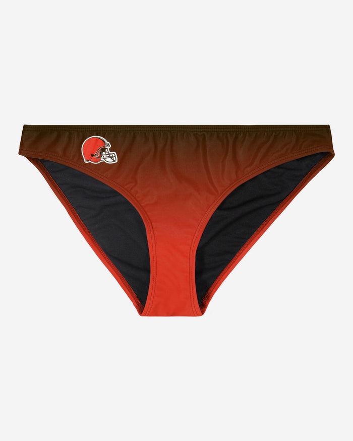 Cleveland Browns Womens Gradient Big Logo Bikini Bottom FOCO - FOCO.com