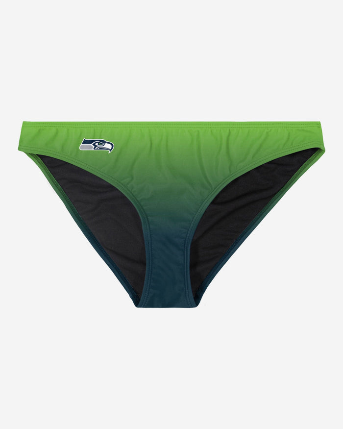 Seattle Seahawks Womens Gradient Big Logo Bikini Bottom FOCO - FOCO.com