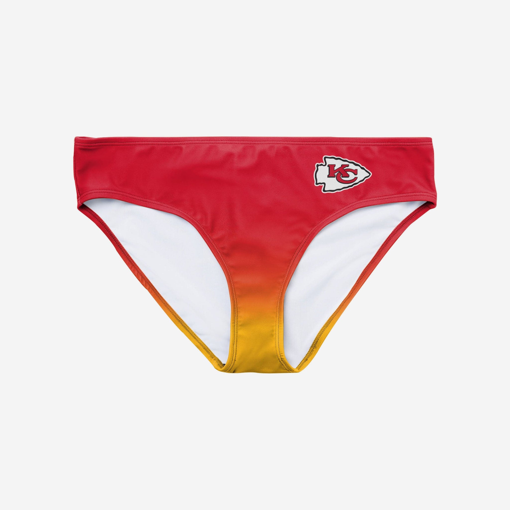 Kansas City Chiefs Womens Gametime Gradient Bikini Bottom FOCO