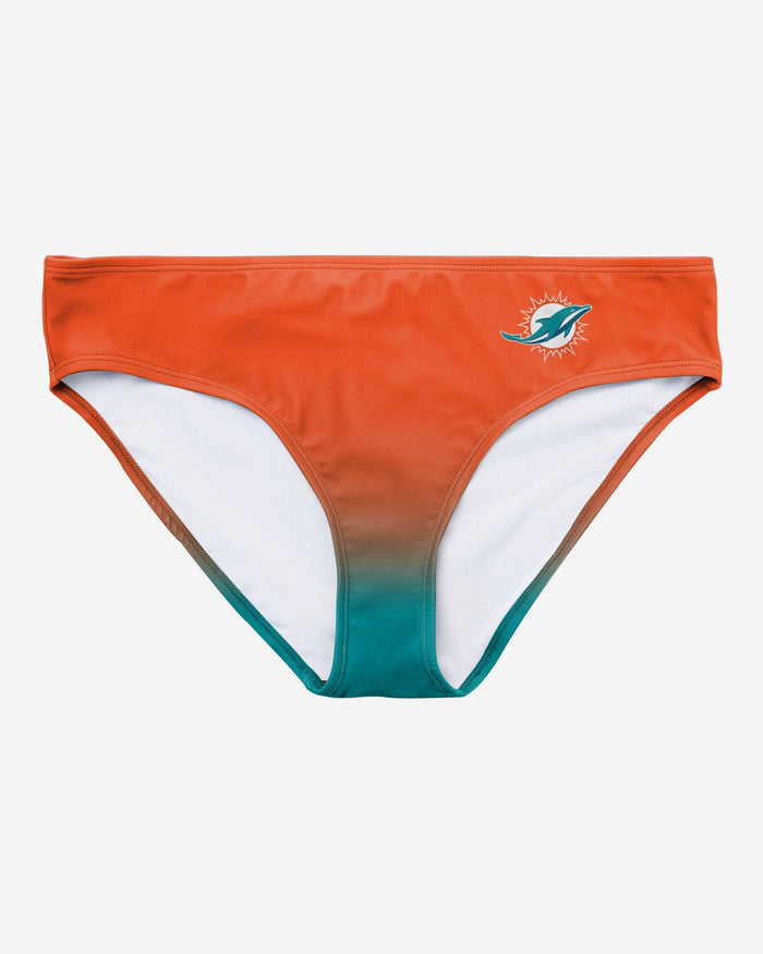 Miami Dolphins Womens Gametime Gradient Bikini Bottom FOCO - FOCO.com