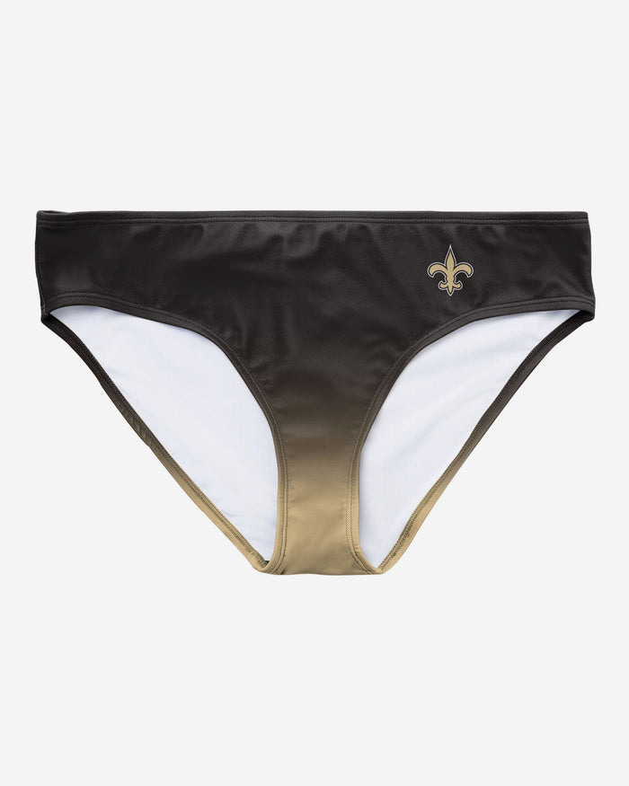 New Orleans Saints Womens Gametime Gradient Bikini Bottom FOCO - FOCO.com