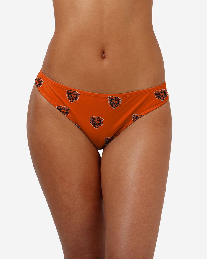 Chicago Bears Womens Mini Print Bikini Bottom FOCO S - FOCO.com