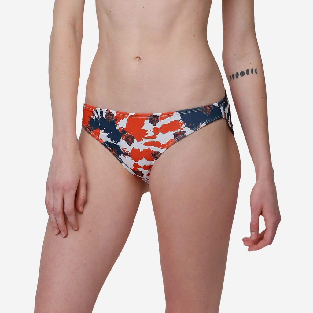 Chicago Bears Womens Paint Splash Bikini Bottom FOCO S - FOCO.com