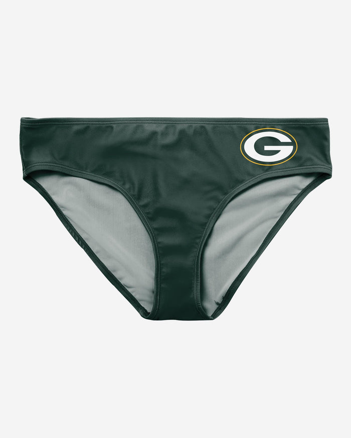 Green Bay Packers Womens Mini Logo Bikini Bottom FOCO - FOCO.com
