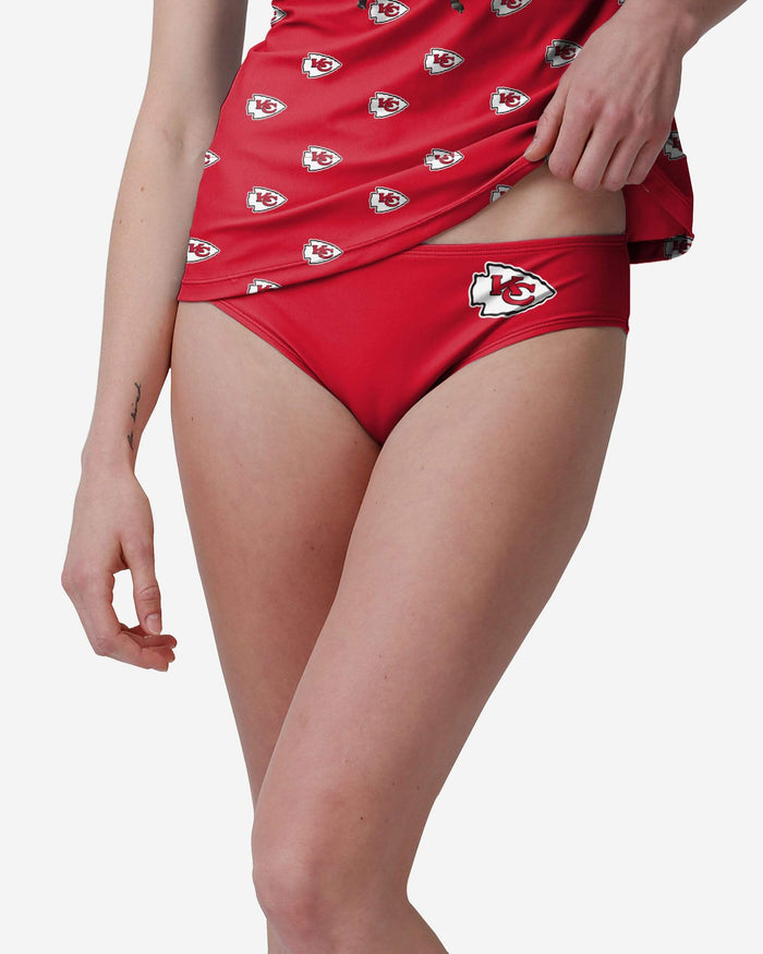 Kansas City Chiefs Womens Mini Logo Bikini Bottom FOCO S - FOCO.com