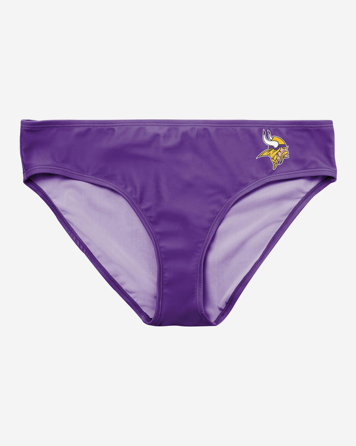 Minnesota Vikings Womens Mini Logo Bikini Bottom FOCO - FOCO.com