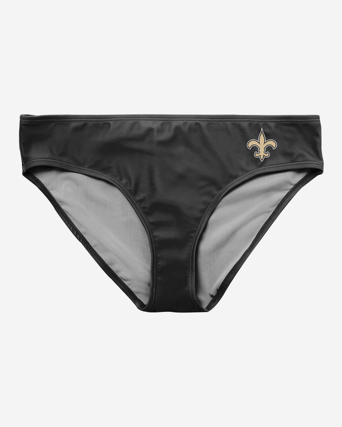 New Orleans Saints Womens Mini Logo Bikini Bottom FOCO - FOCO.com