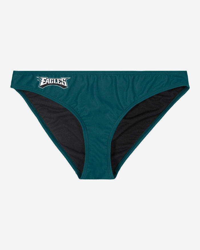 Philadelphia Eagles Womens Solid Wordmark Bikini Bottom FOCO - FOCO.com