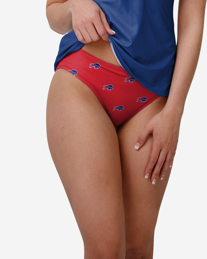 Buffalo Bills Womens Summertime Mini Print Bikini Bottom FOCO S - FOCO.com