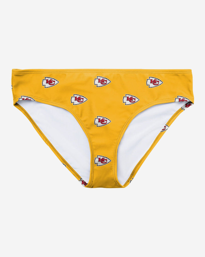 Kansas City Chiefs Womens Summertime Mini Print Bikini Bottom FOCO - FOCO.com