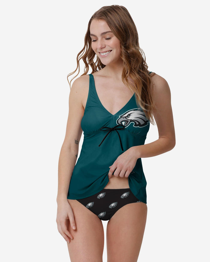 Philadelphia Eagles Womens Summertime Mini Print Bikini Bottom FOCO - FOCO.com