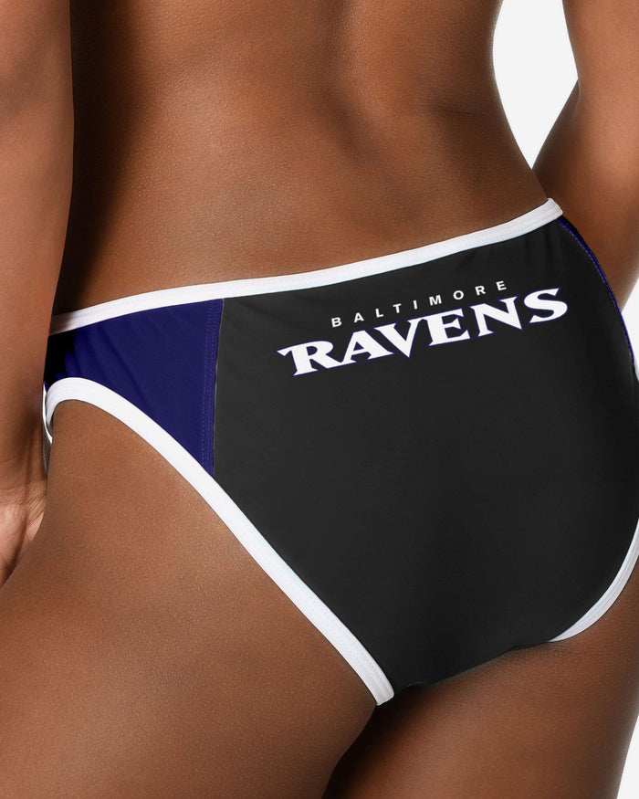 Baltimore Ravens Team Logo Bikini Bottom FOCO - FOCO.com