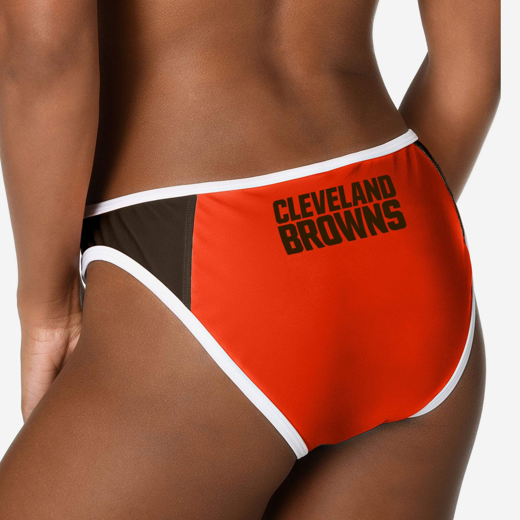 Cleveland Browns Team Logo Bikini Bottom FOCO - FOCO.com