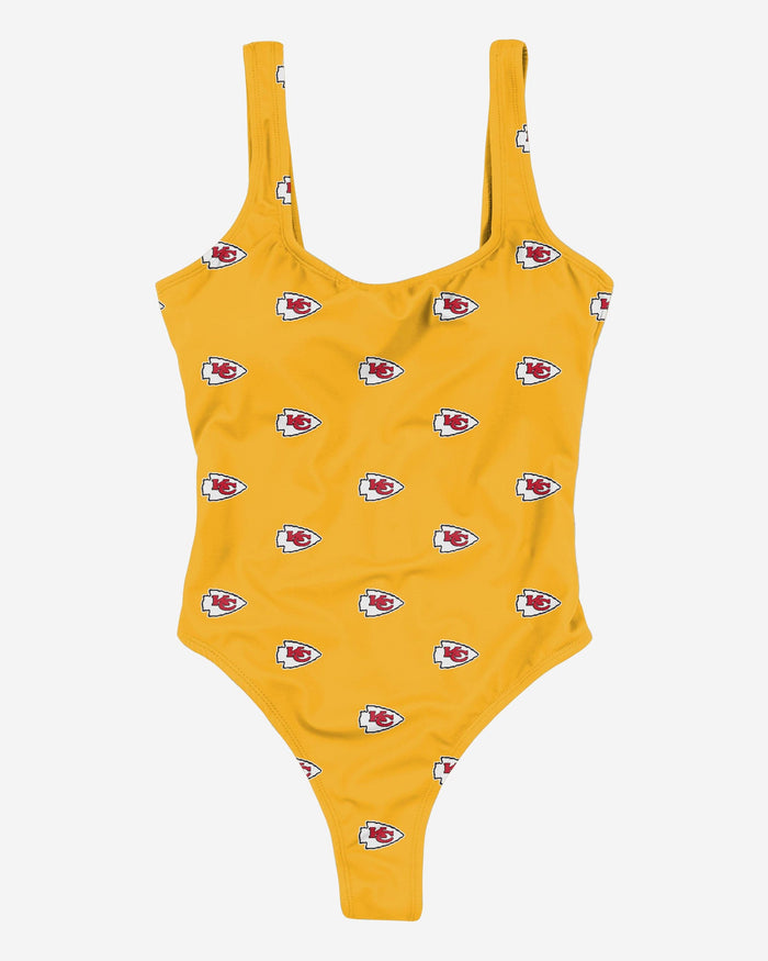 Kansas City Chiefs Womens Mini Print One Piece Bathing Suit FOCO - FOCO.com