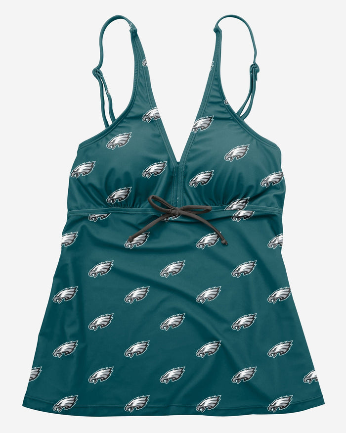 Philadelphia Eagles Womens Mini Logo Tankini FOCO - FOCO.com