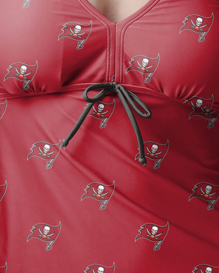 Tampa Bay Buccaneers Womens Mini Logo Tankini FOCO - FOCO.com