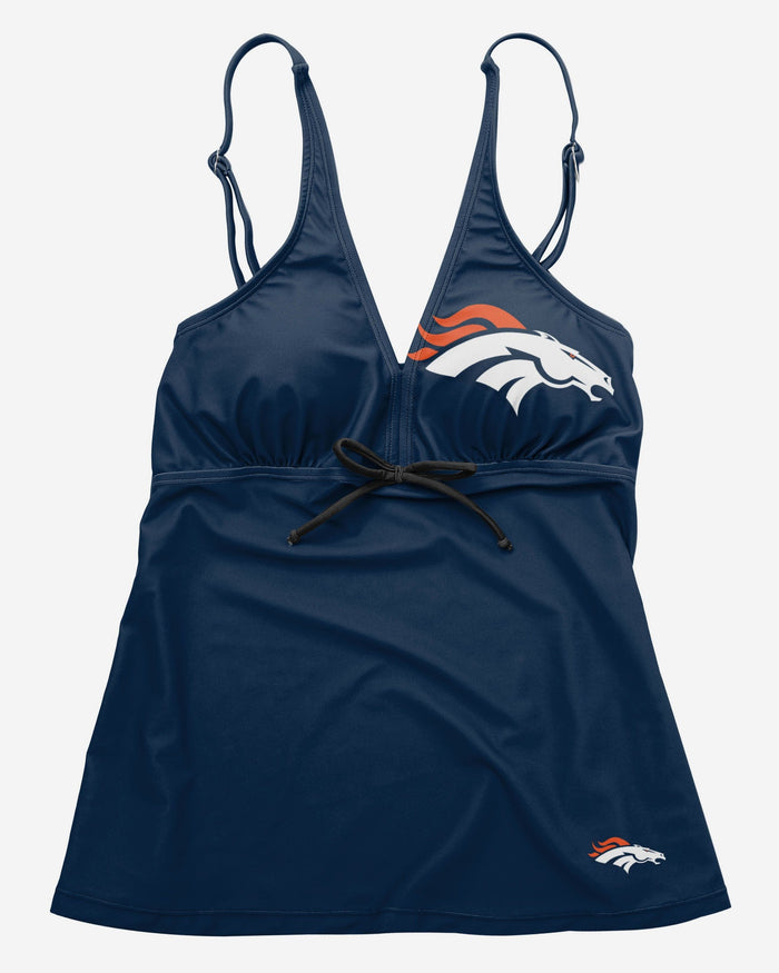 Denver Broncos Womens Summertime Solid Tankini, Size: XL Denver Broncos Womens Summertime Solid Tankini, Size: XL