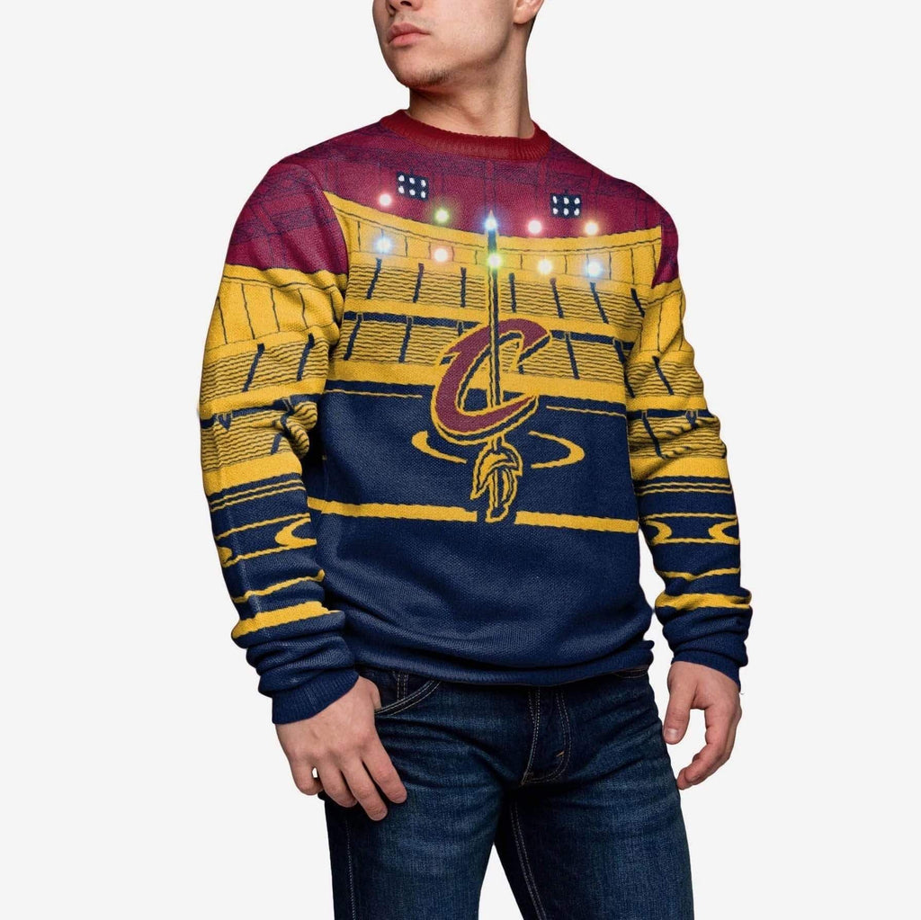 Cleveland Cavaliers Light Up Bluetooth Sweater FOCO S - FOCO.com