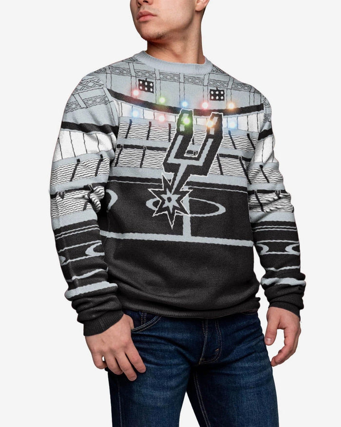 San Antonio Spurs Light Up Bluetooth Sweater FOCO S - FOCO.com