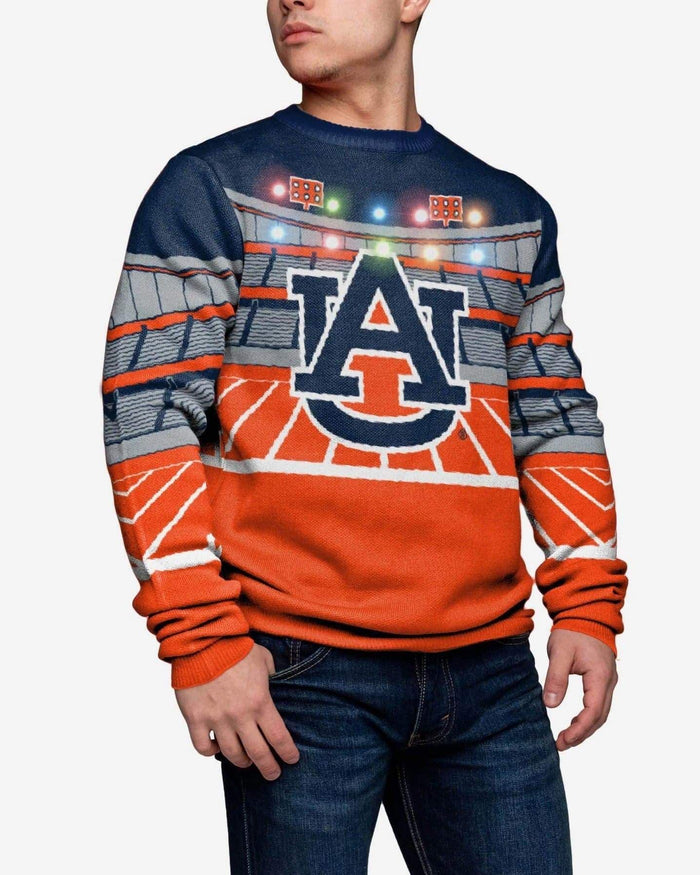 Auburn Tigers Light Up Bluetooth Sweater FOCO L - FOCO.com