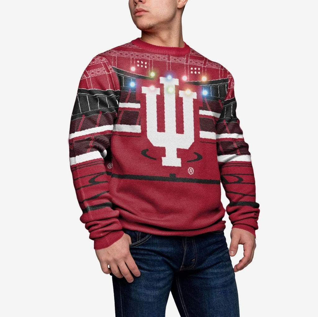 Indiana Hoosiers Light Up Bluetooth Sweater FOCO S - FOCO.com
