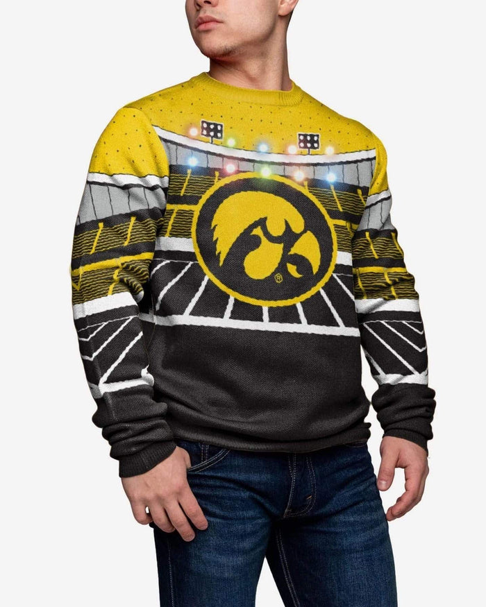 Iowa Hawkeyes Light Up Bluetooth Sweater FOCO S - FOCO.com