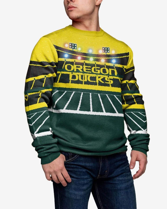 Oregon Ducks Light Up Bluetooth Sweater FOCO 2XL - FOCO.com