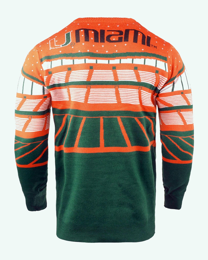 Miami Hurricanes Light Up Bluetooth Sweater FOCO - FOCO.com